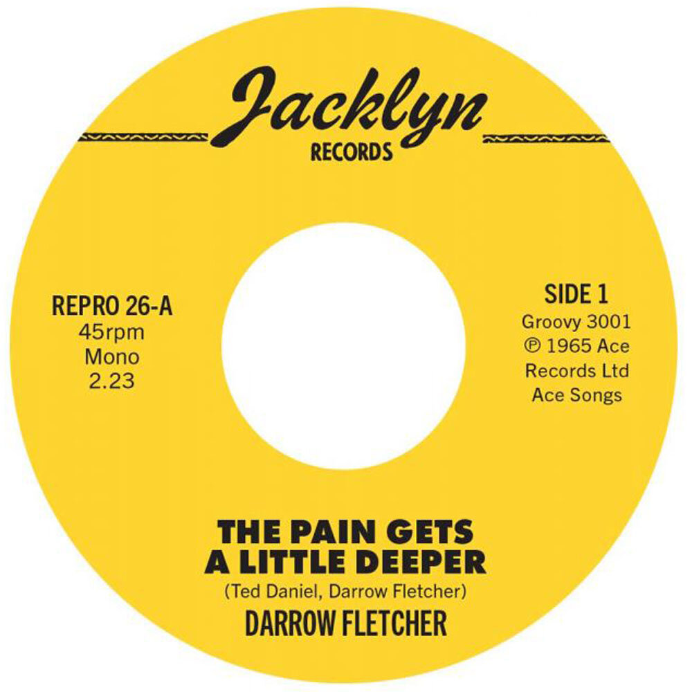 cover for Darrow Fletcher - The Pain Gets A Little Deeper / My Judgement Day - Kent Repro 26