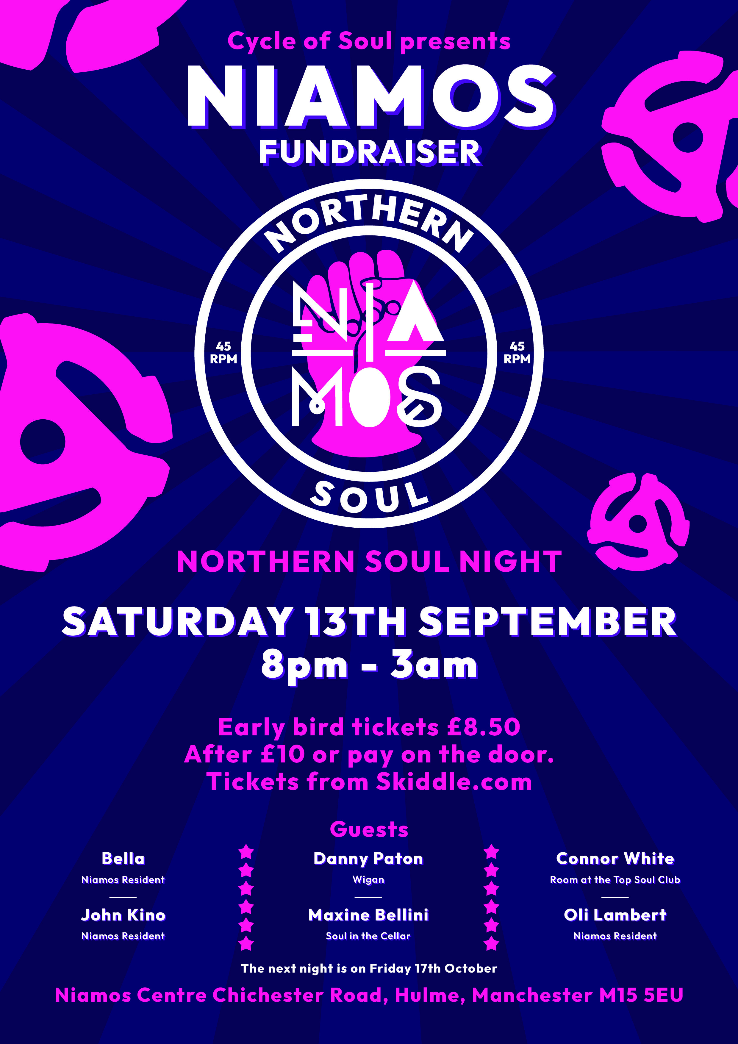 Cycle Of Soul Presents Niamos Northern Soul Night