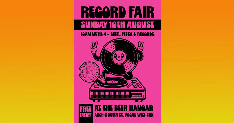 cover for Record Fair - Wigan - Sunday 10th August 2025