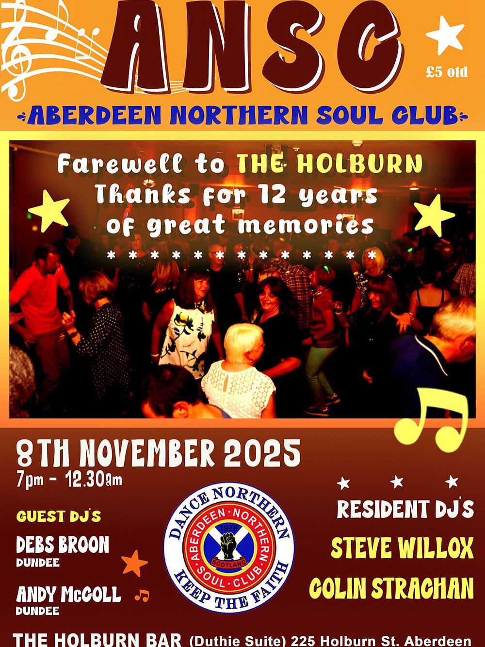 Holburn Aberdeen  Soul Night 