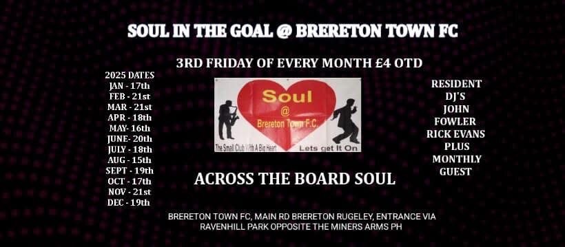 Soul In The Goal  Brereton Town Fc