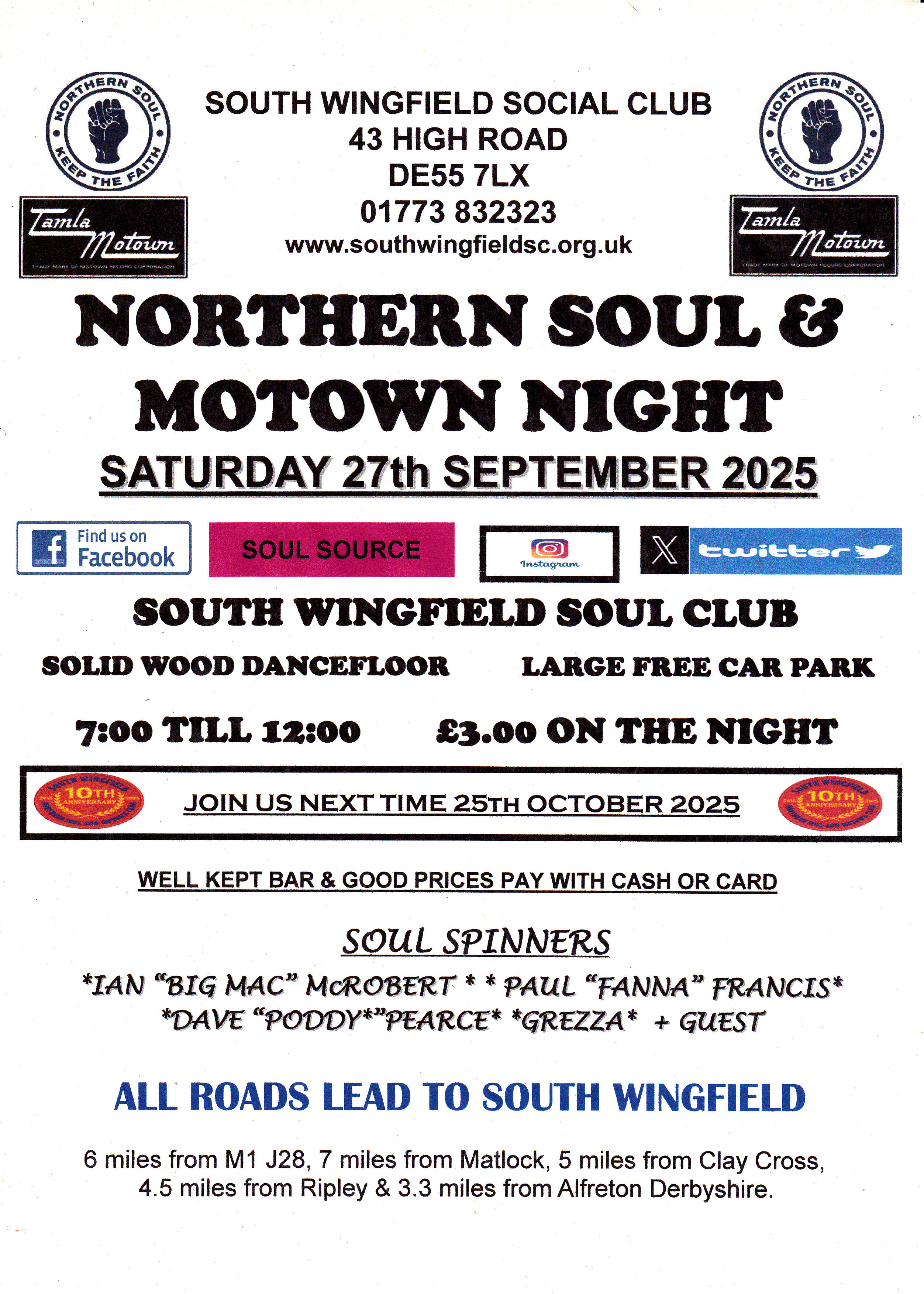 South Wingfield Northern Soul