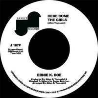 cover Ernie K Doe - Here Come The Girls / Back Street Lover - Repro