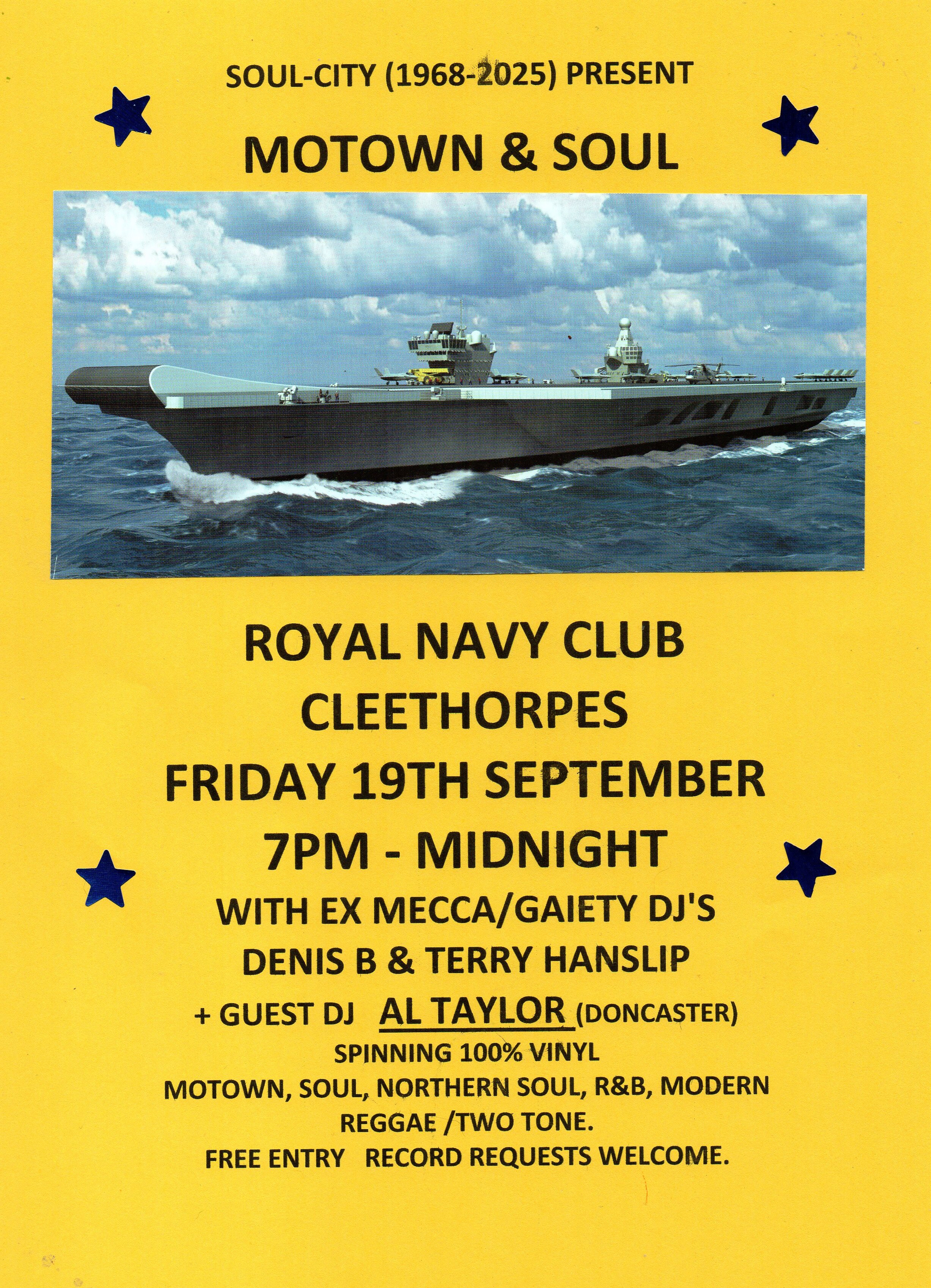 Cleethorpes Navy Club With Soulcity