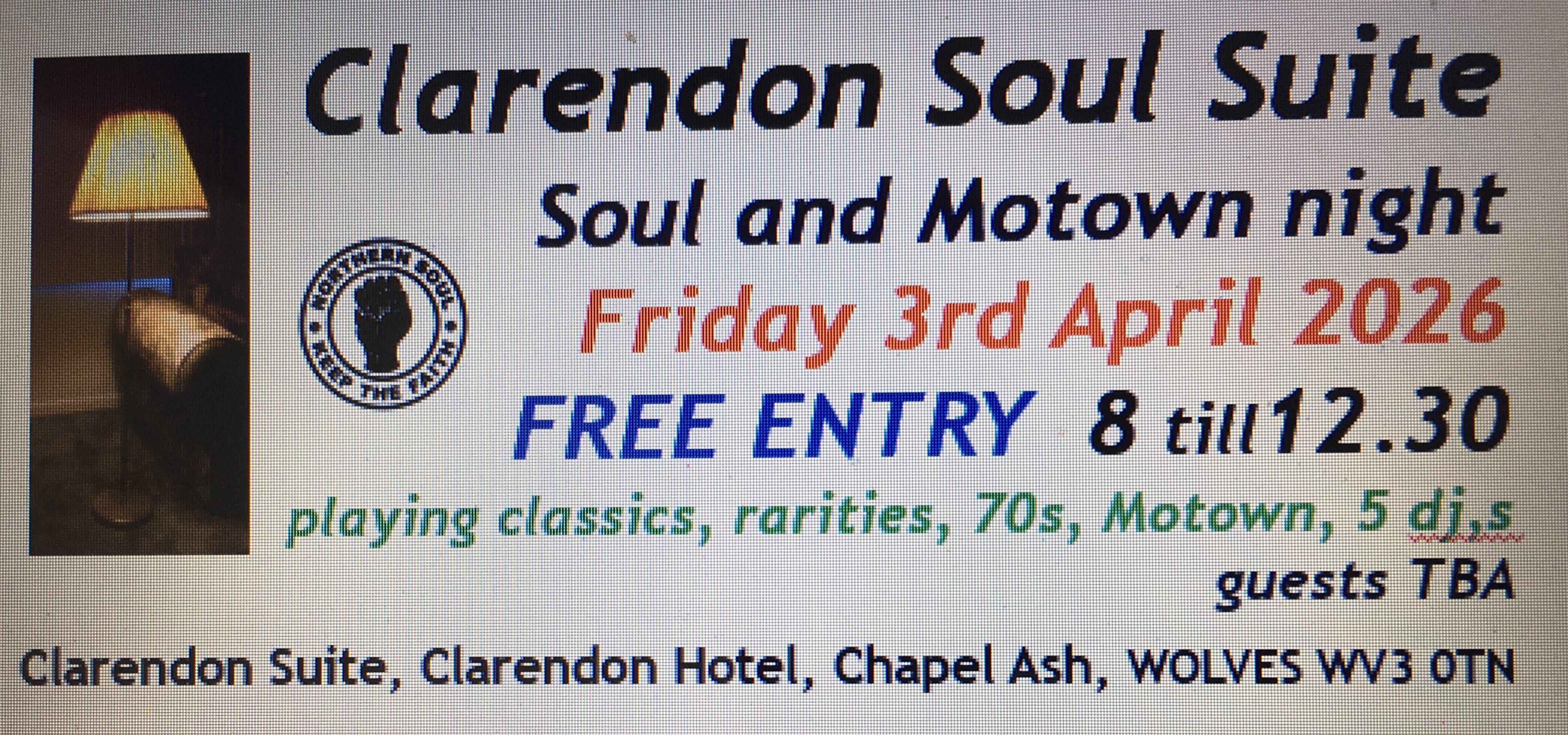 Clarendon Soul Suite Wolverhampton