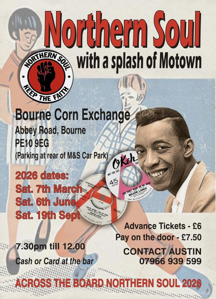 Bourne Northern Soul  Motown Charity Dayer