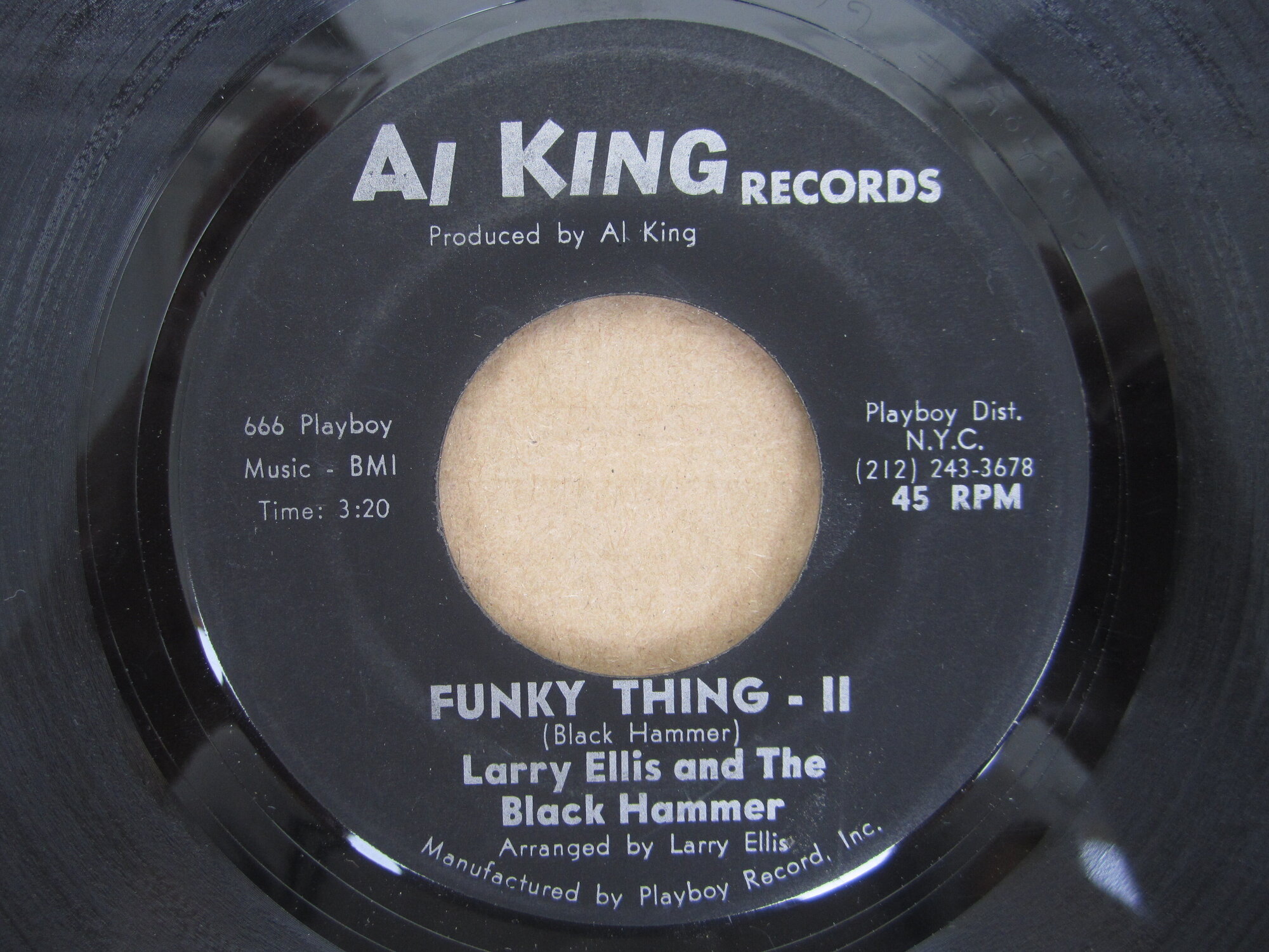 Larry Ellis and the Black Hammer - funky thing (part 2) AL KING.JPG