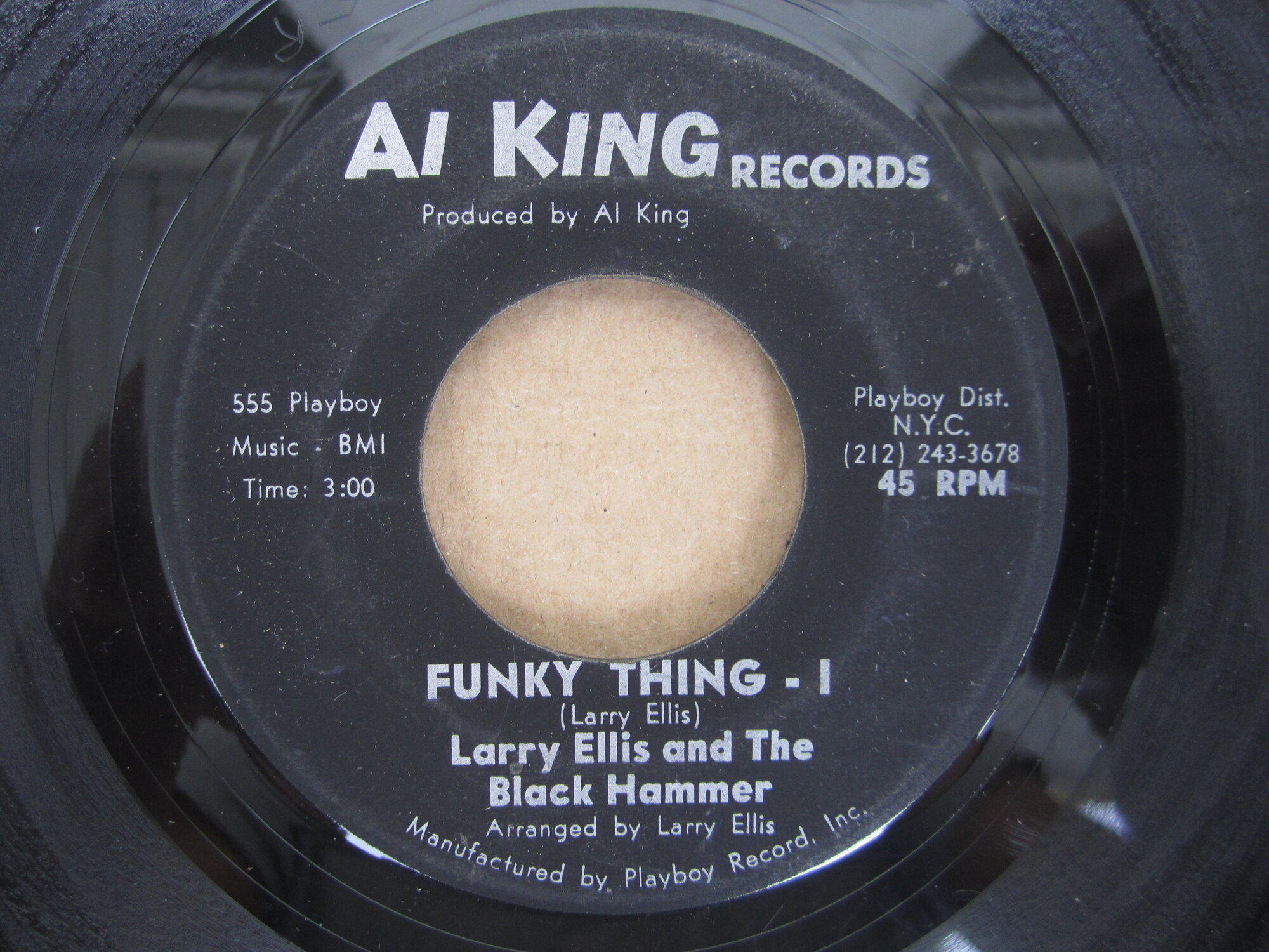 Larry Ellis and the Black Hammer - funky thing AL KING.JPG