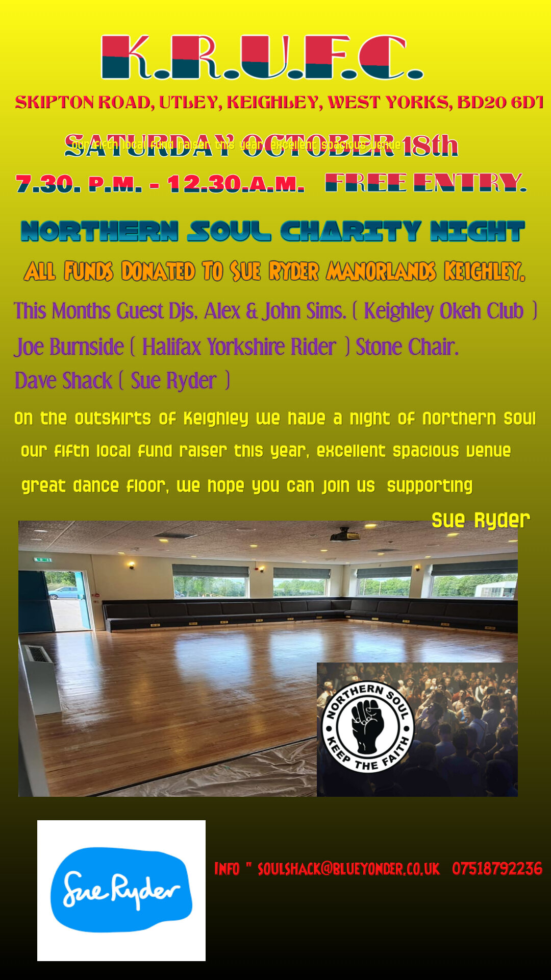 Krufc  Sue Ryder Charity Fund Raiser