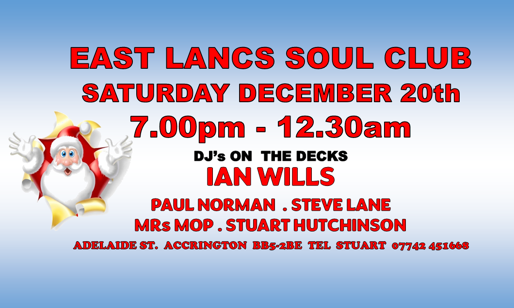 East Lancs Soul Club  Ian Wills Paul Steve Julie  Stuart