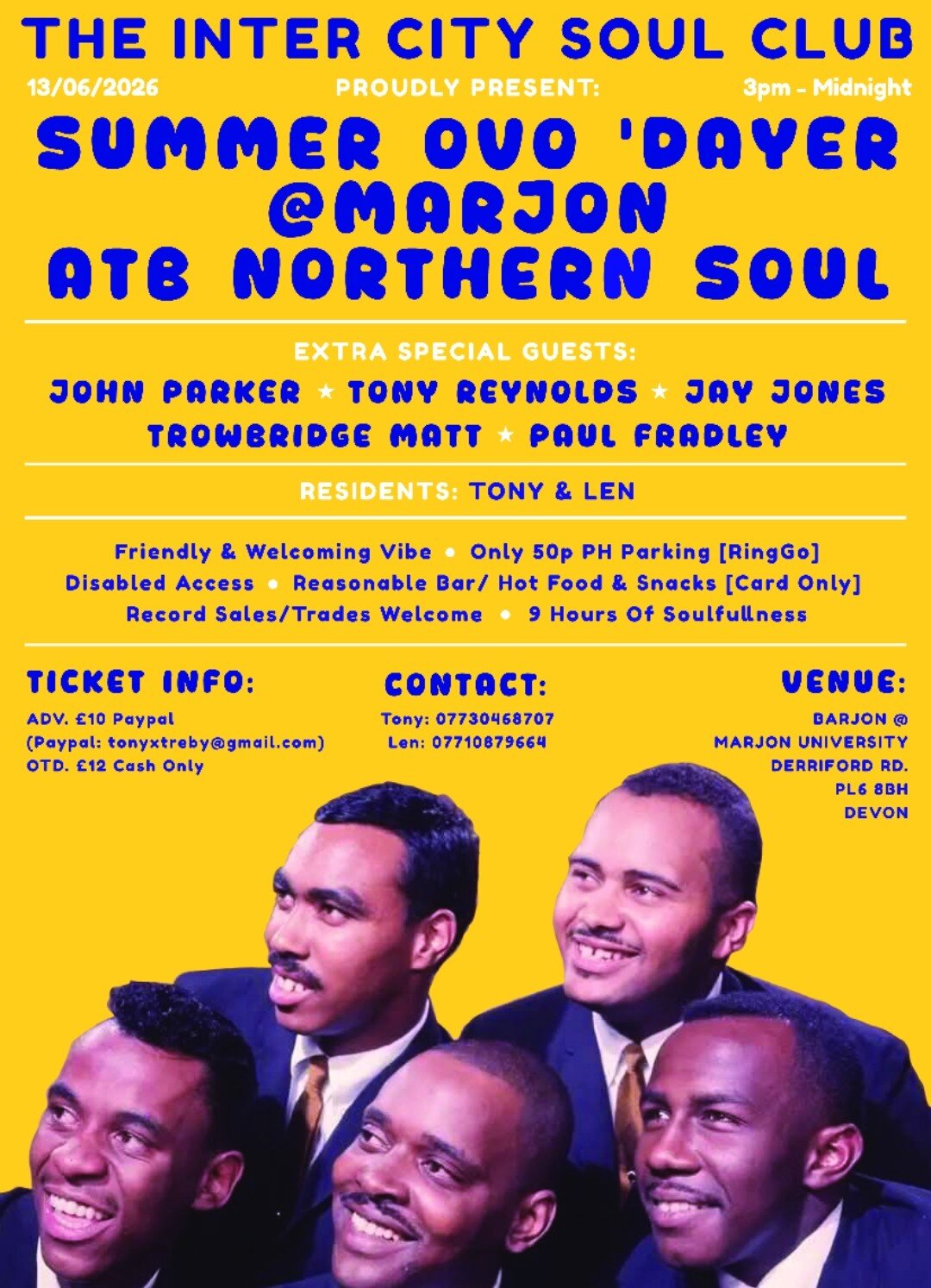 Inter City Soul Club  Marjon