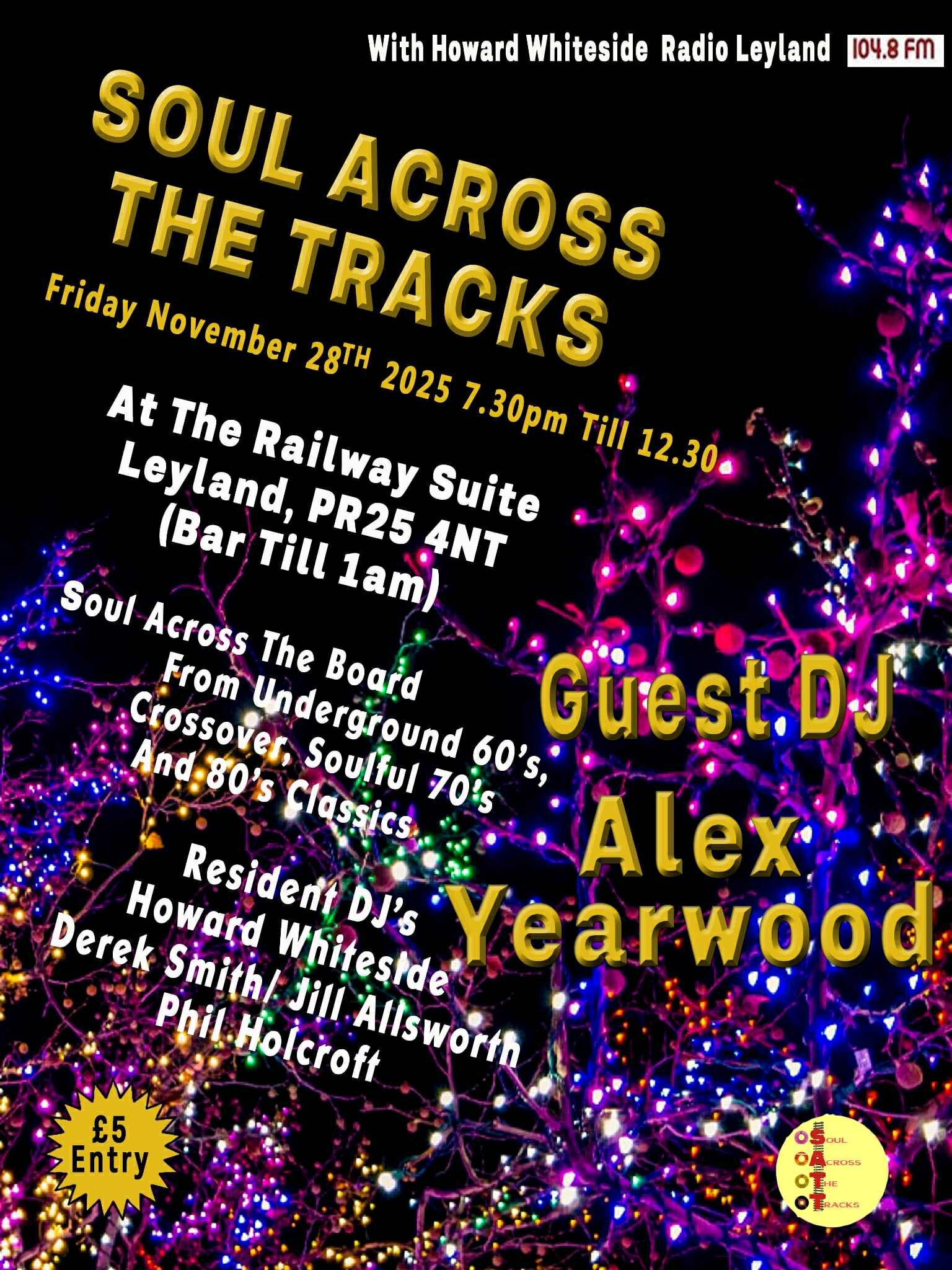 Satt Soul Across The Tracks Night Music Event