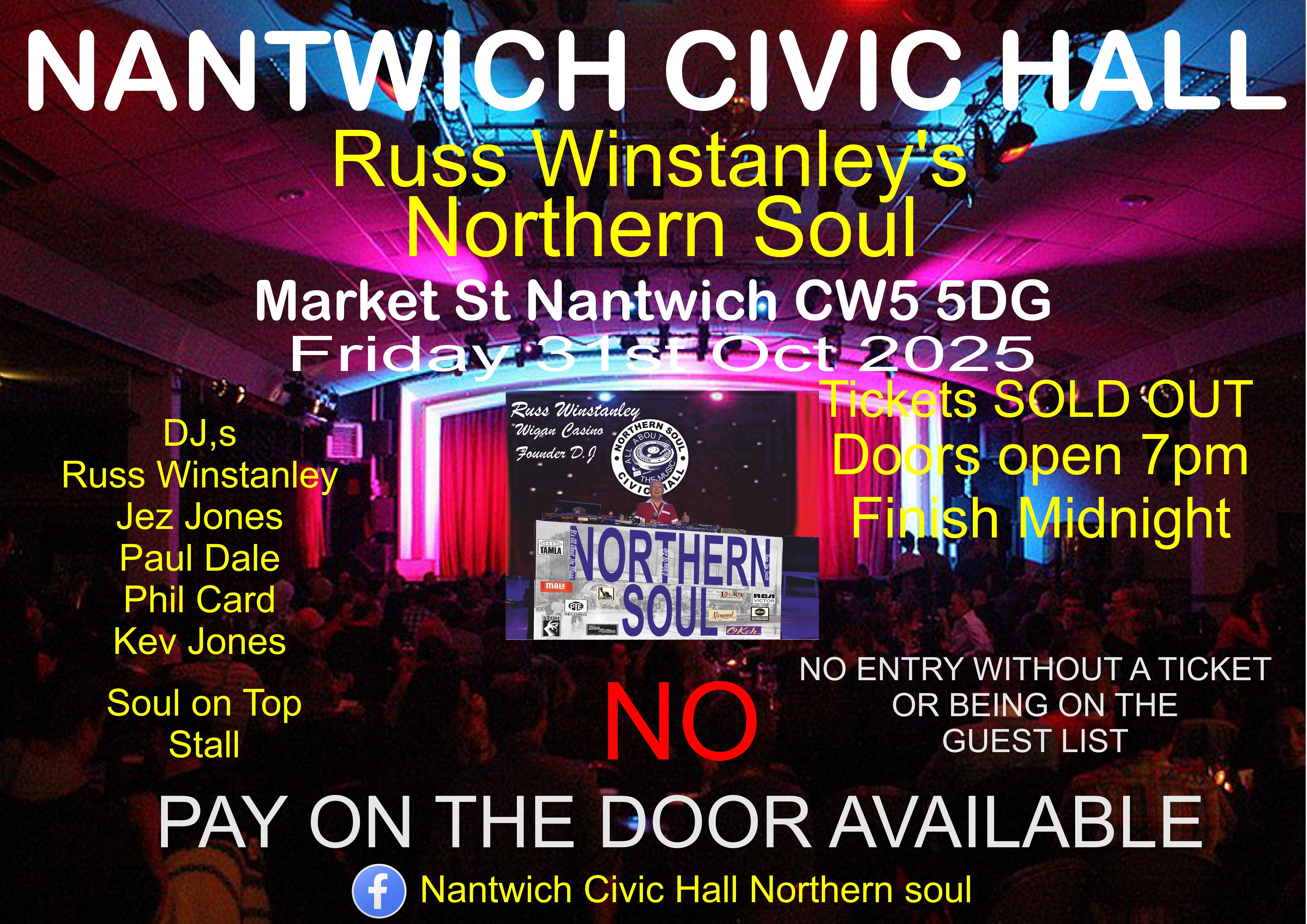 Nantwich Civic Hall Northern Soul