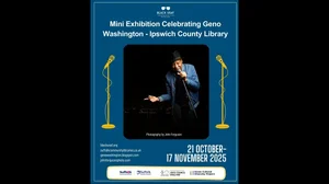 Geno Washington celebrated in mini exhibition in Ipswich - where his career began!