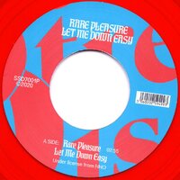 Rare Pleasure - Let Me Down Easy - South Street - Red Vinyl cover