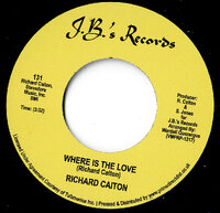 Richard Caiton - Where Is The Love / Thank You - Reissue cover