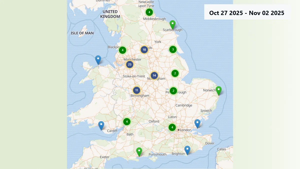 cover for Weekly Event Shout - Map Views 30 Oct - 02 Nov 2025