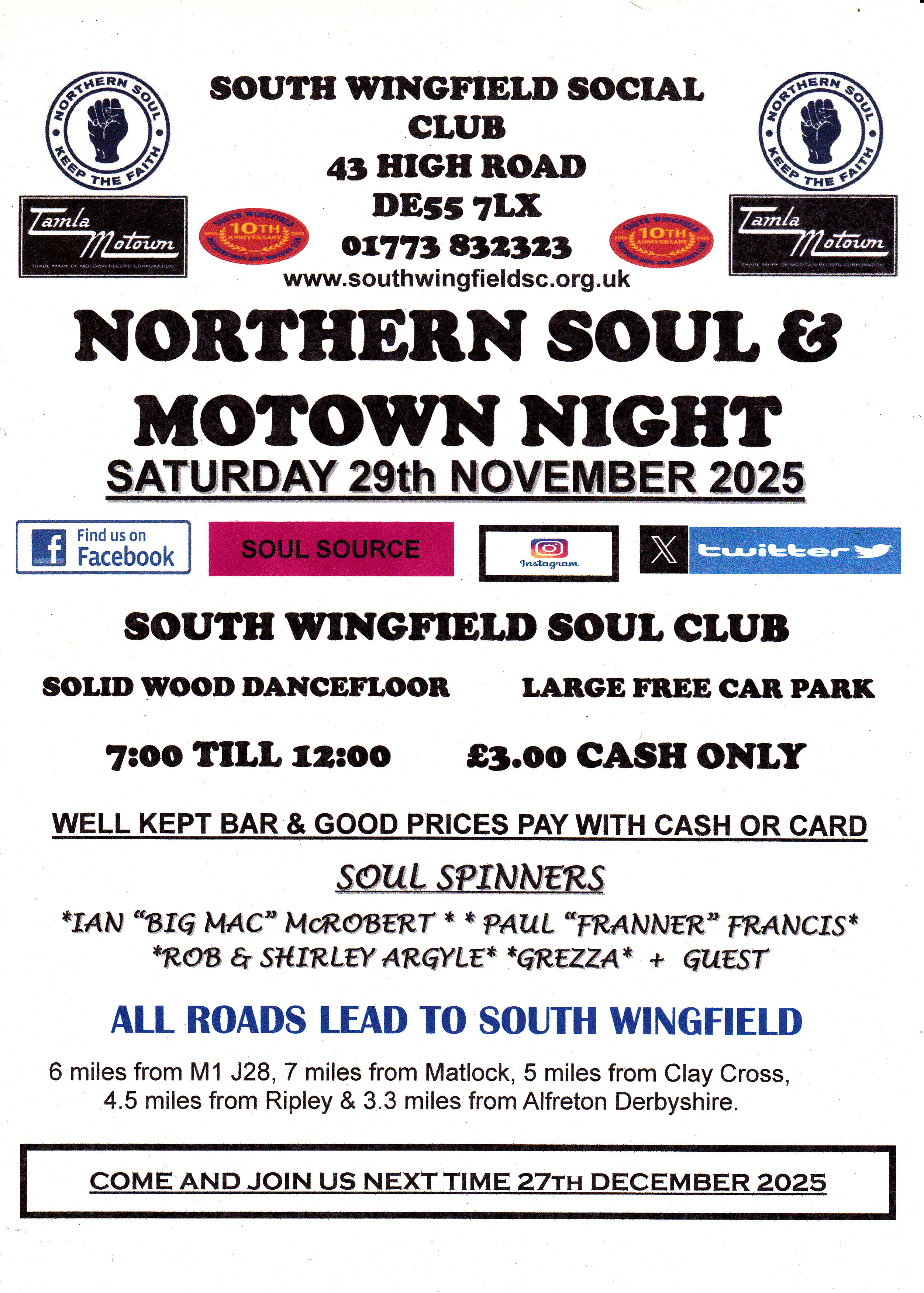 South Wingfield Northern Soul  Motown