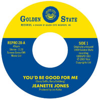 cover Jeanette Jones - You'd Be Good For Me / Cut Loose - Kent Repro 28